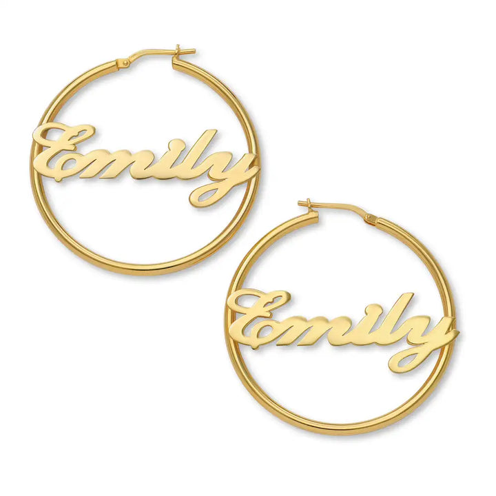 Personalized Custom Name Earrings | Customized Name Earrings for Women & Girls