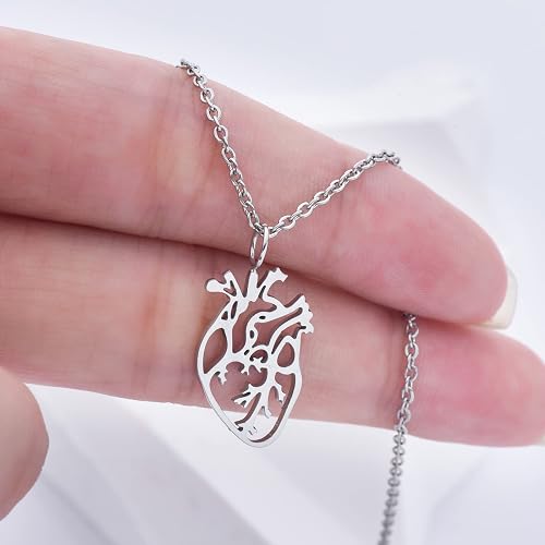 Romantic Heart Pendant Necklace – Elegant Love Gift for Her - AHP CUSTOMIZE