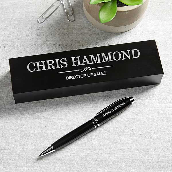 Personalized Name Pen with Company Logo | Custom Branded Ballpoint Pen for Business, Office & Corporate Gifts