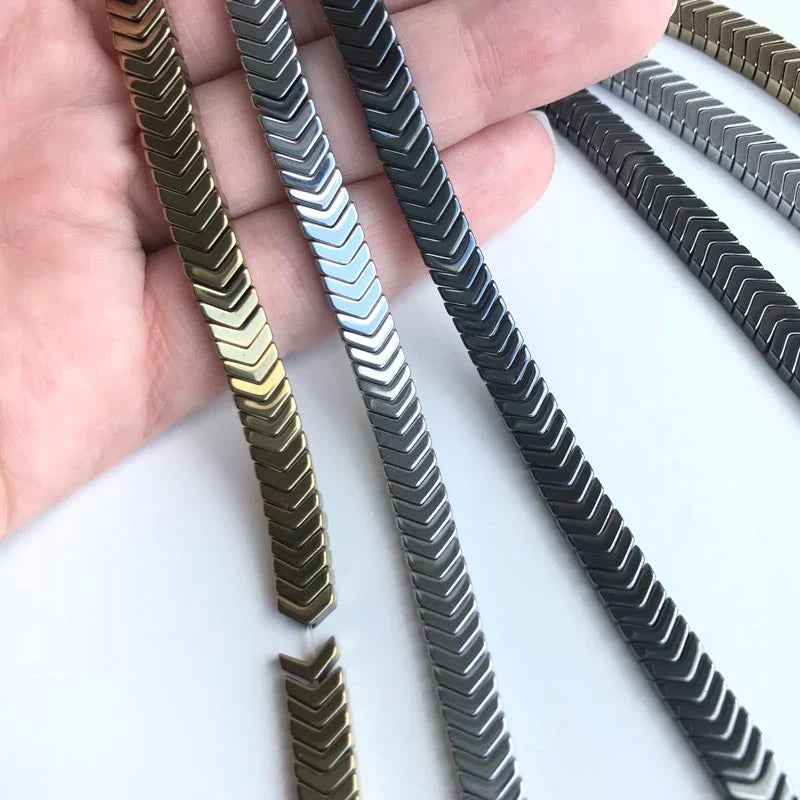 Handmade - Unisex Hematite Arrow Bracelet - AHP Customize