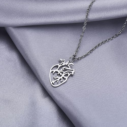 Romantic Heart Pendant Necklace – Elegant Love Gift for Her - AHP CUSTOMIZE