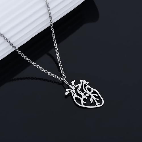 Romantic Heart Pendant Necklace – Elegant Love Gift for Her - AHP CUSTOMIZE