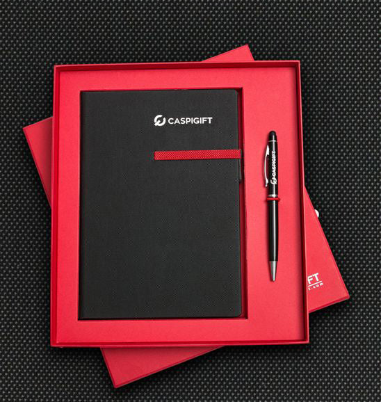 Custom Pen with Diary with Company Logo – Personalized Corporate Gift Set
