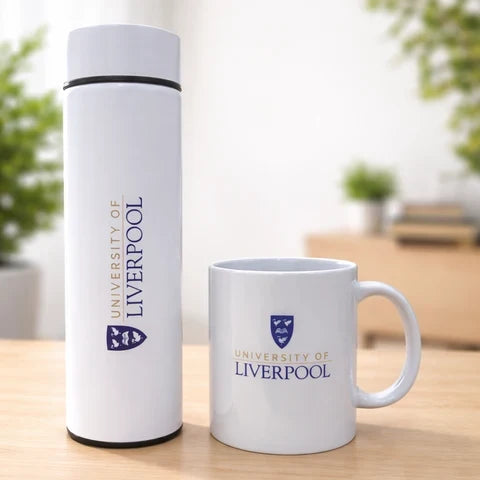 Customized Bottle & Mug Gift Set | Personalized Corporate Gift with Company Logo & Name