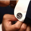 Customized Stone Fitted Name Cufflink - AHP Customize