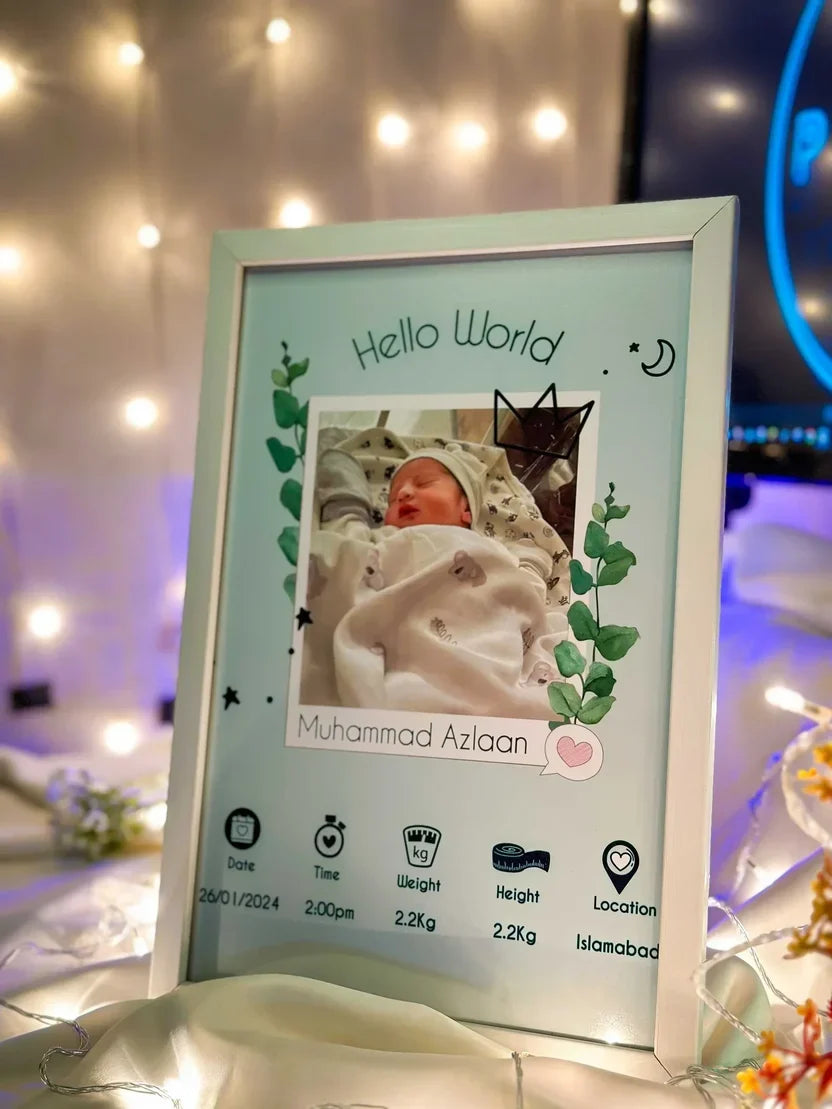 New Born Baby Frame - AHP Customize