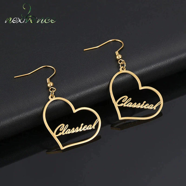 Personalized Custom Name Earrings | Customized Name Earrings for Women & Girls