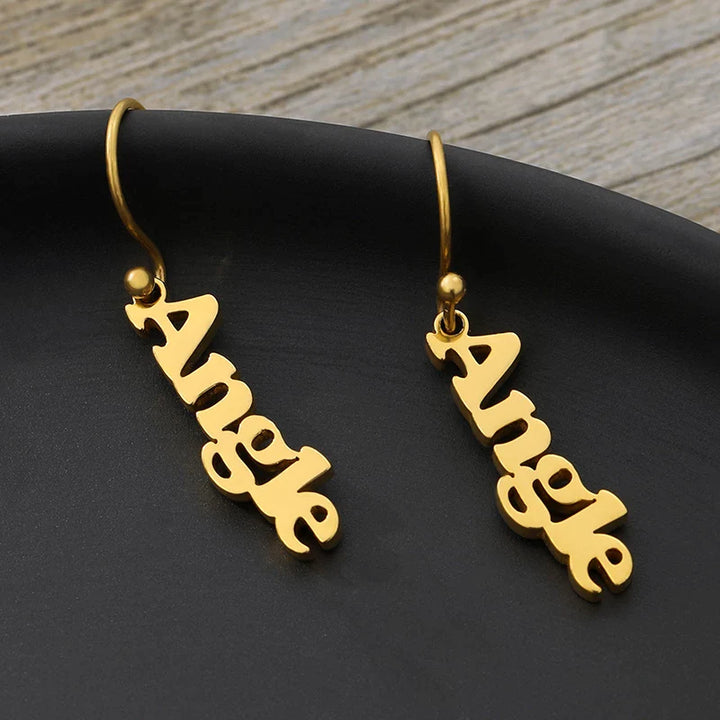 Personalized Custom Name Earrings | Customized Name Earrings for Women & Girls