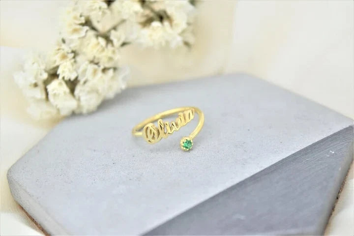 Personalized Name Ring for Girls - AHP Customize