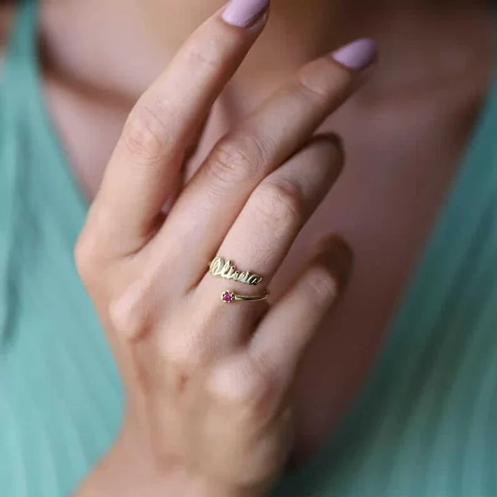 Personalized Name Ring for Girls - AHP Customize