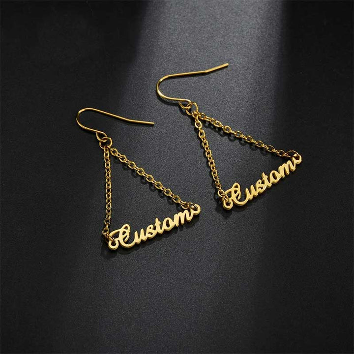 Personalized Custom Name Earrings | Customized Name Earrings for Women & Girls