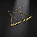 Personalized Custom Name Earrings | Customized Name Earrings for Women & Girls