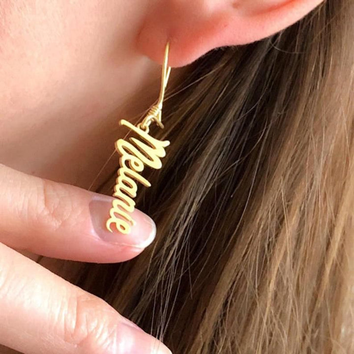 Personalized Custom Name Earrings | Customized Name Earrings for Women & Girls