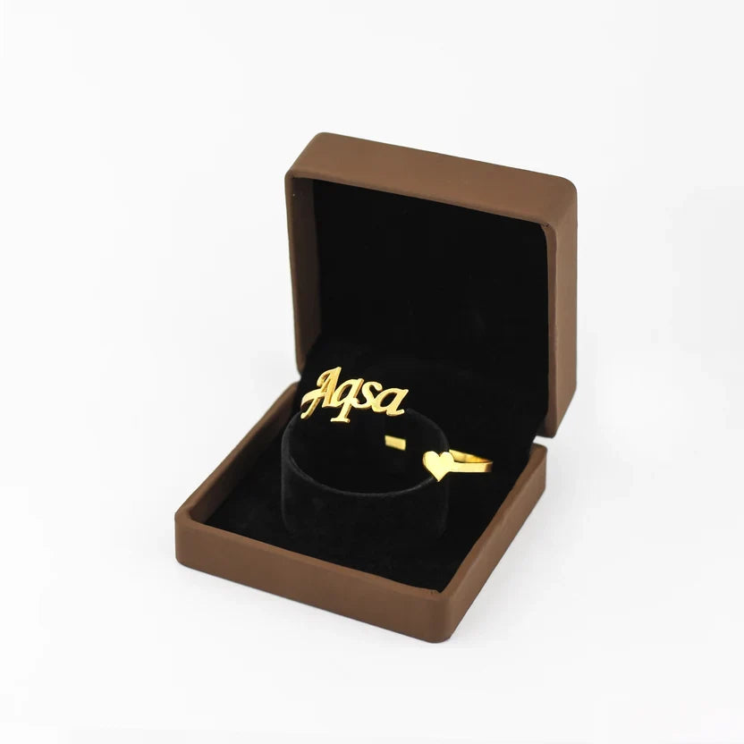 Customize Name Heart Bangle - AHP Customize