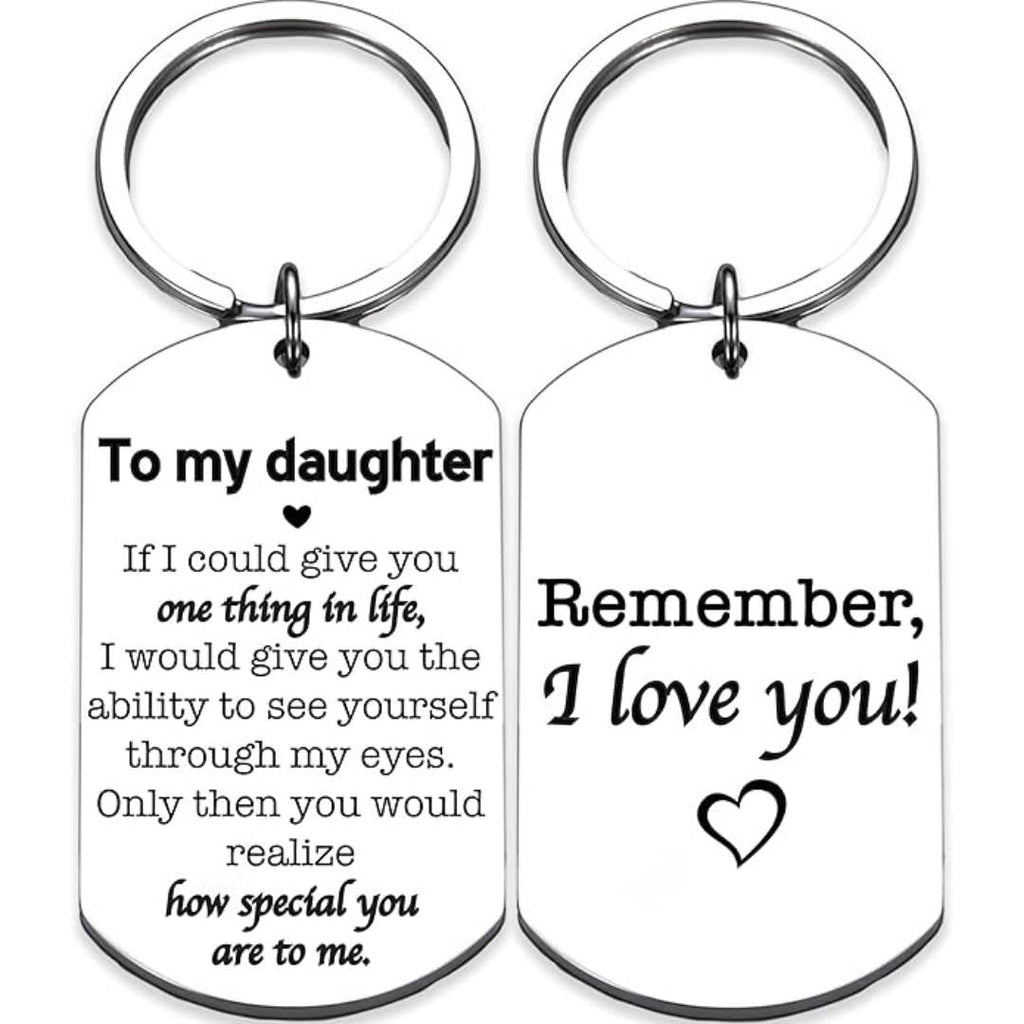 Fully Customized Personalized Metal Keychain | Custom Photo, Name, Message & Design Keyring