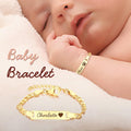 Personalized Baby Name Bracelet – Custom Engraved Baby Bracelet | AHP Customize